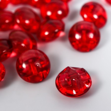 Buttons plastic on the midnight "Crystalline Plum" 1.3x1.3 cm set 35 pcs 4.8x3.7x3.7 cm-2