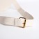 Bag Women's saddle on the shoulder, lightning department, 21x16.5x6.5 cm, white color