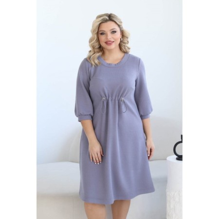 Female dress, size 58, gray color-12