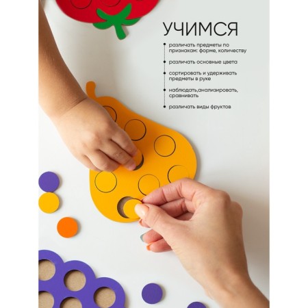 Mosaic "Fruits" set of 5 pcs.-1