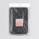 Cosmetic stainless stainless stainal stain, 18 × 12.5 × 1.5 cm, black color