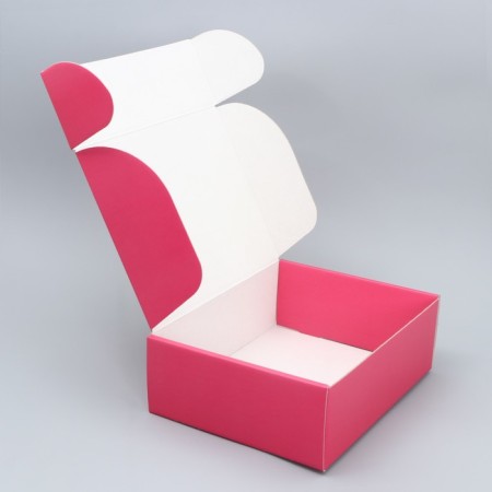 Gift folding box, packaging, “tulips”, 27 x 21 x 9 cm-4