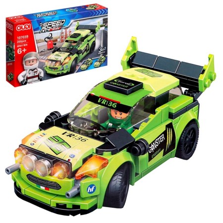 Designer "Race. Rally ", green color 200 parts