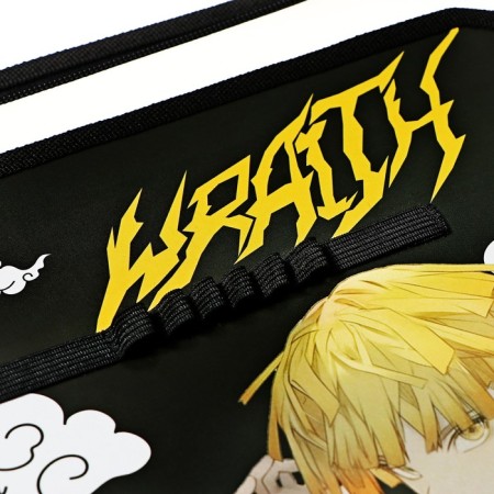 Labor folder A4, 325 x 230 x 25 mm, lightning around, folding bar, plastic, PTR-1, calligrata "Anime Blade"-5