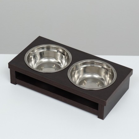 Animal feeder is double, 2 x 250 ml, 29.2 x 15 x 6.7 cm-2