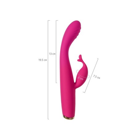 Vibrator for a GO with clitoral stimulation Let it g, G-hawker, silicone, 19.5 cm-8
