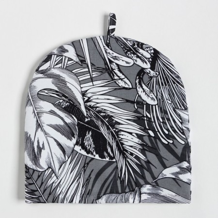 Growd on the kettle Ethel Palm Leaves 28x28 cm, 100% cotton, sarzha 190 g/m2-2