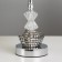 Board Lamp with an ANFIA lighting E27 40W chrome 21x21x35 cm