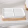 A set of accessories for the bathroom "Agat", 4 items (soap dish, dispenser 300ml, 2 glasses)