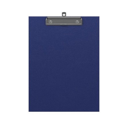 A tablet with A4 clamp, 2 mm, Erichkrause Standard, cardboard/boumvinyl, blue (clipboard)-1