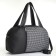 Sports bag with lightning, long belt, external pocket, black color