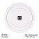 Walls wall, interior "classics", silent, D-48 cm, white