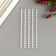 Decorative stickers "Pearls" 0.5 cm, 105 pcs, white