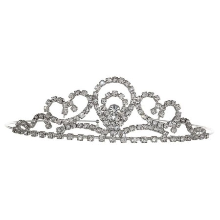 Hair diadem "flicker" curls, silver-1