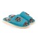 Women's slippers, turquoise color, size 36