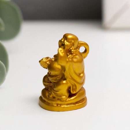 NECSK Polystone "Hothe" gold set 6 pcs 3.2x2.3x2 cm-2