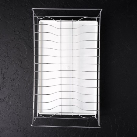 Dishes for dishes with a pallet, 24 × 39 × 15 cm, color chromium-3
