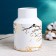 Kashpo - Vase "Marble" 18x13cm, white