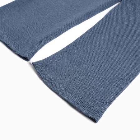 Knitted children's suit (sweater and trousers) minku, blue color, height 110 cm-11