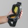 Mask glasses for motor vehicles, glass is two-layer yellow, the color is black