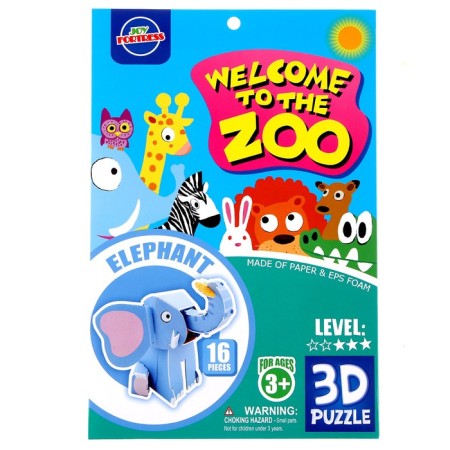 Set for creativity Sector 3d Figures "Elephant"-3