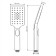 Shower watering can Wasserkraft a201, 3 modes, ABS plastic, gold