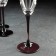 A set of glass glasses for champagne Domino, 170 ml, 6 pcs