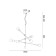 Suspended lamp Freya Fr5043PL-06BS Octavia, 830x830x1590 mm, E27, 6x60W, brass color