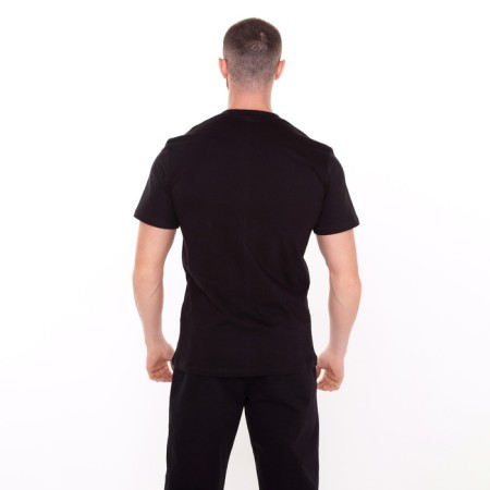 Male T -shirt with print "Futureahead", Black color, size 52-4