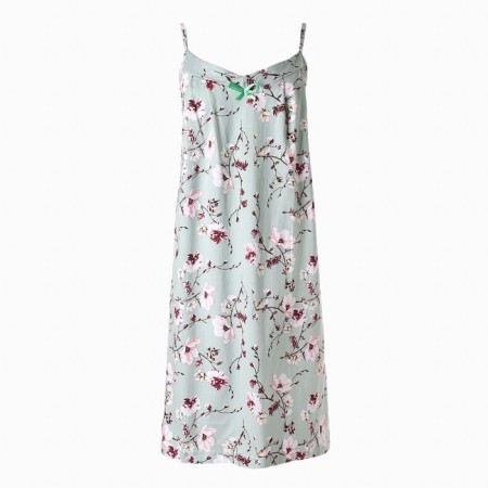 Night shirt female, green color, size 46-5
