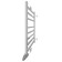 The electric heated towelputor "Sanprise" Quadro P8, 500x800 mm, right, chrome