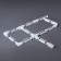 The direct internal interior connector for the three -phase busbar Elektrostandard, 70x32x27 mm, white color