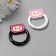 Carabiner Metal "Bear in a hat" set 2 pcs 3.3x3 cm