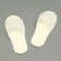 Disposable slippers, standard, non -slip, white, 42 p.
