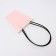Bag for flowers light pink, moisture resistant, 17x17-11.5x11.5-20 cm 6