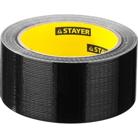 Reinforced tape Stayer Professional 12086-50-25, moisture-resistant, 48mm x 25m, black