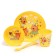 A set of children's dishes three cats "Training", (plate, bowl, glass, spoon)