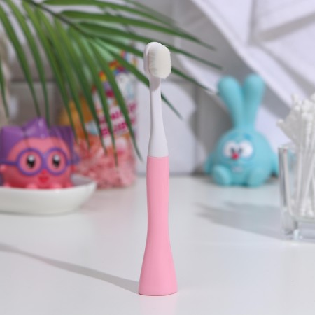 Dental brush, nursery, 2-9 years old, 10,000 bristles, ultramm, pink-1