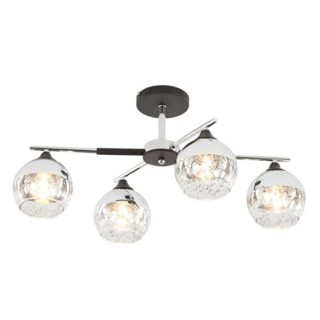 Ceiling lamp 4x60W E27, size 62.5x39.5x28 cm