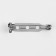 The base for brooches, 3 holes, 27 mm, 10 pcs, silver color