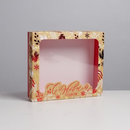 Gift box "Farina", 23.5 x 20.5 x 5.5 cm, New Year-3