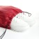 Bag for shoes on the lace, textura, burgundy color
