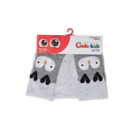 Колготки детские хлопковые Conte Kids Tip-Top, рост 80-86 см, цвет серый-2