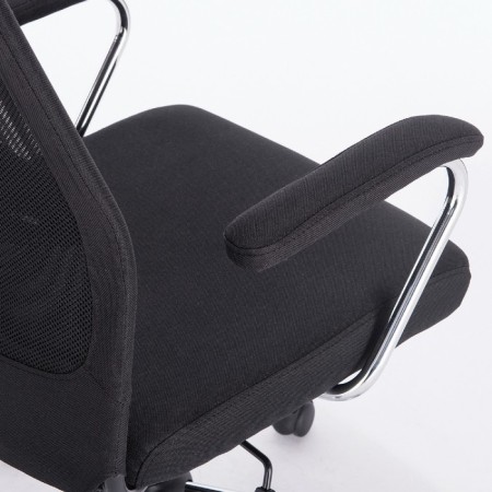 Office armchair Brabix "Flight ex-540", chrome, fabric, mesh, black-7