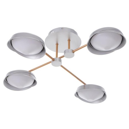 Chandelier 1852/4 LED 64W 3000-6000K gray-gold 65x65x17 cm Bayerlux