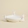 Porcelain SL HOME “Forest Rabbit” dish, 19.5 × 15.3 × 7.5 cm, white color