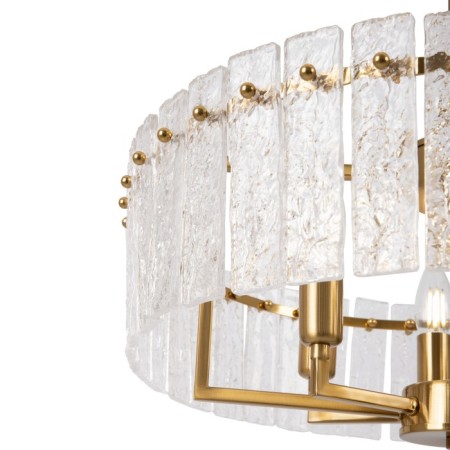 Caustra Freya Fr5166PL-06BS Basilica, 500x500x800 mm, E14, 6x40W, brass color-1
