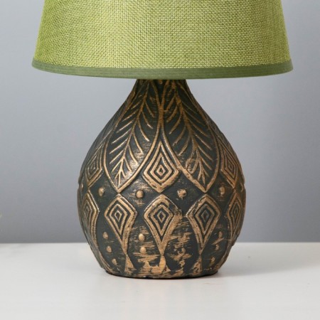 Table lamp 38046/1 E14 40W Black-gold 23x23x32 cm Risalux-4