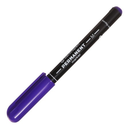 Permanent marker 2.0 mm centropen 2846, line 1 mm, purple color-4