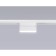 LED track track for the Magnetic Ambrella Track System GL4058, 6W, LED, white color, white